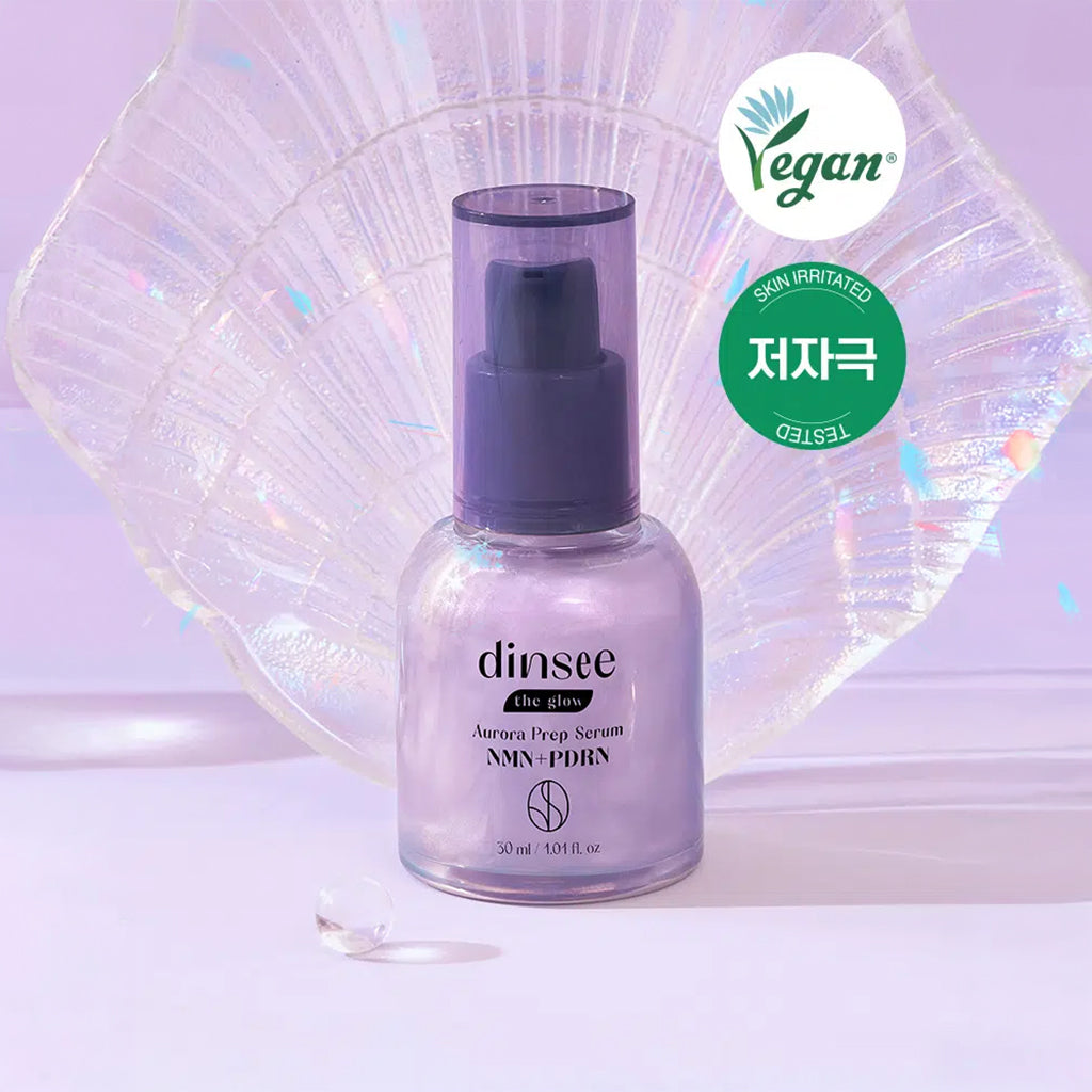 ダイソー Dinsee ザ グロウ オーロラ NMN PDRN ラディアンスプレップセラム - 30ml