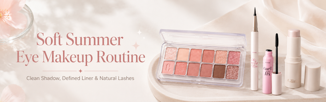 Soft Summer Eye Makeup Routine: Clean Shadow, Defined Liner & Natural Lashes
