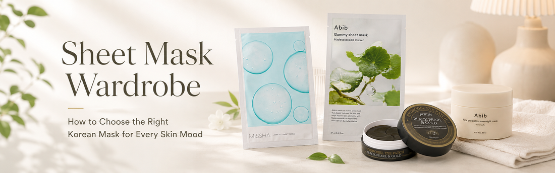 Sheet Mask Wardrobe: How to Choose the Right Korean Mask for Every Skin Mood