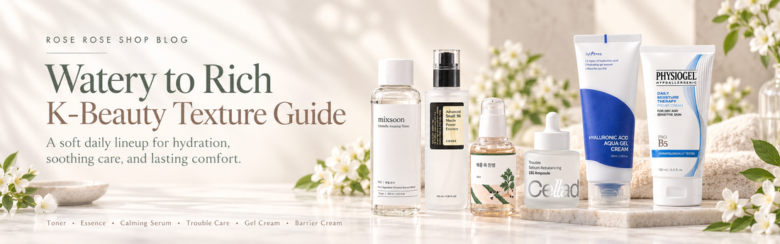 Watery to Rich: How to Choose the Right K-Beauty Texture for Your Skin