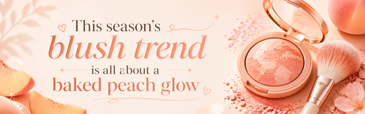 This season’s blush trend is all about a baked peach glow