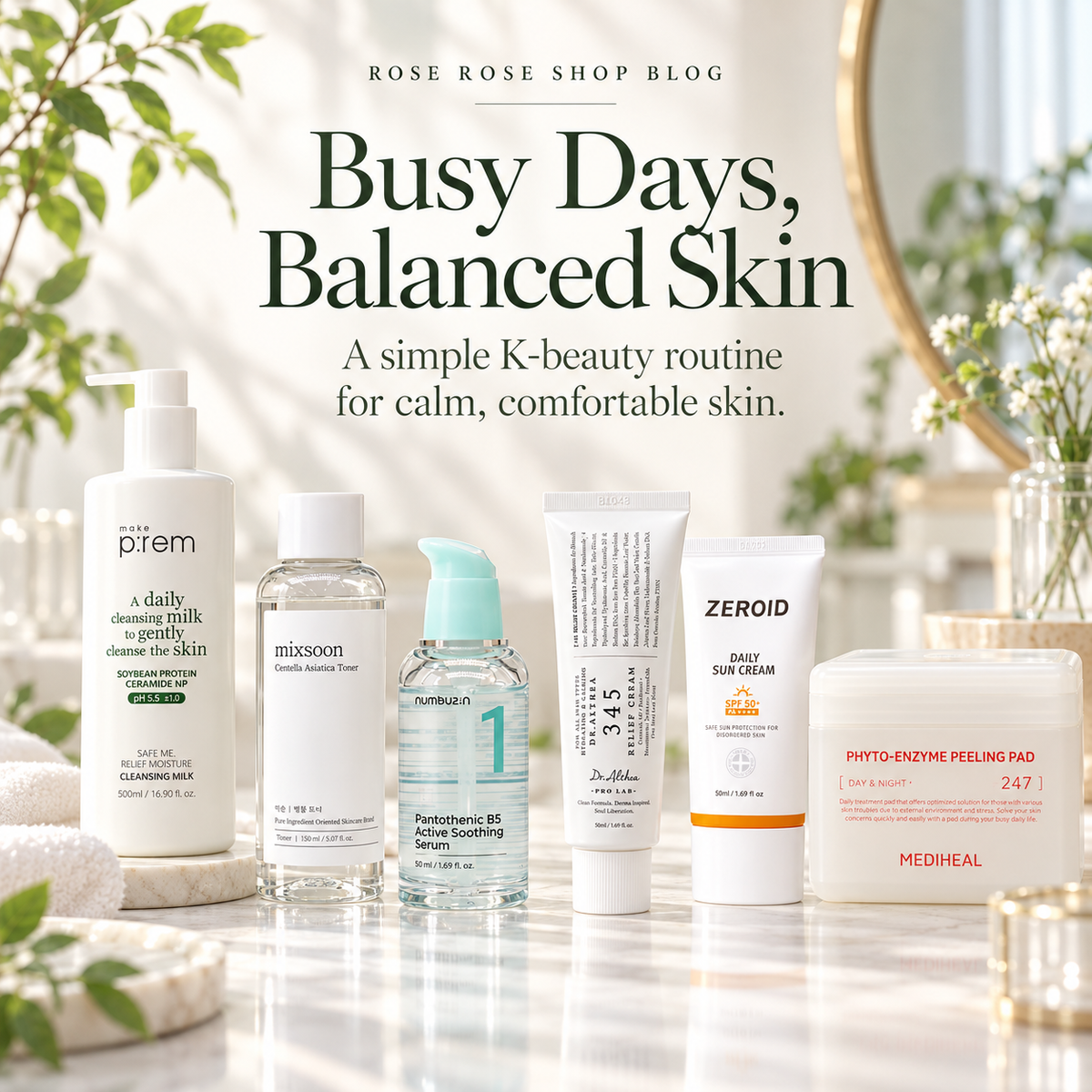 A Smarter K-Beauty Routine for Busy Days