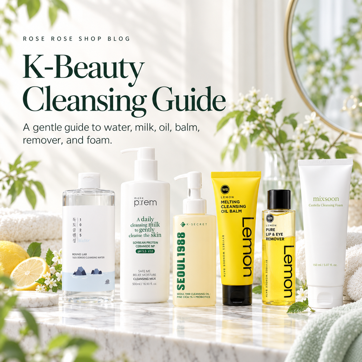 Oil, Balm or Water? How to Choose the Right First Cleanser