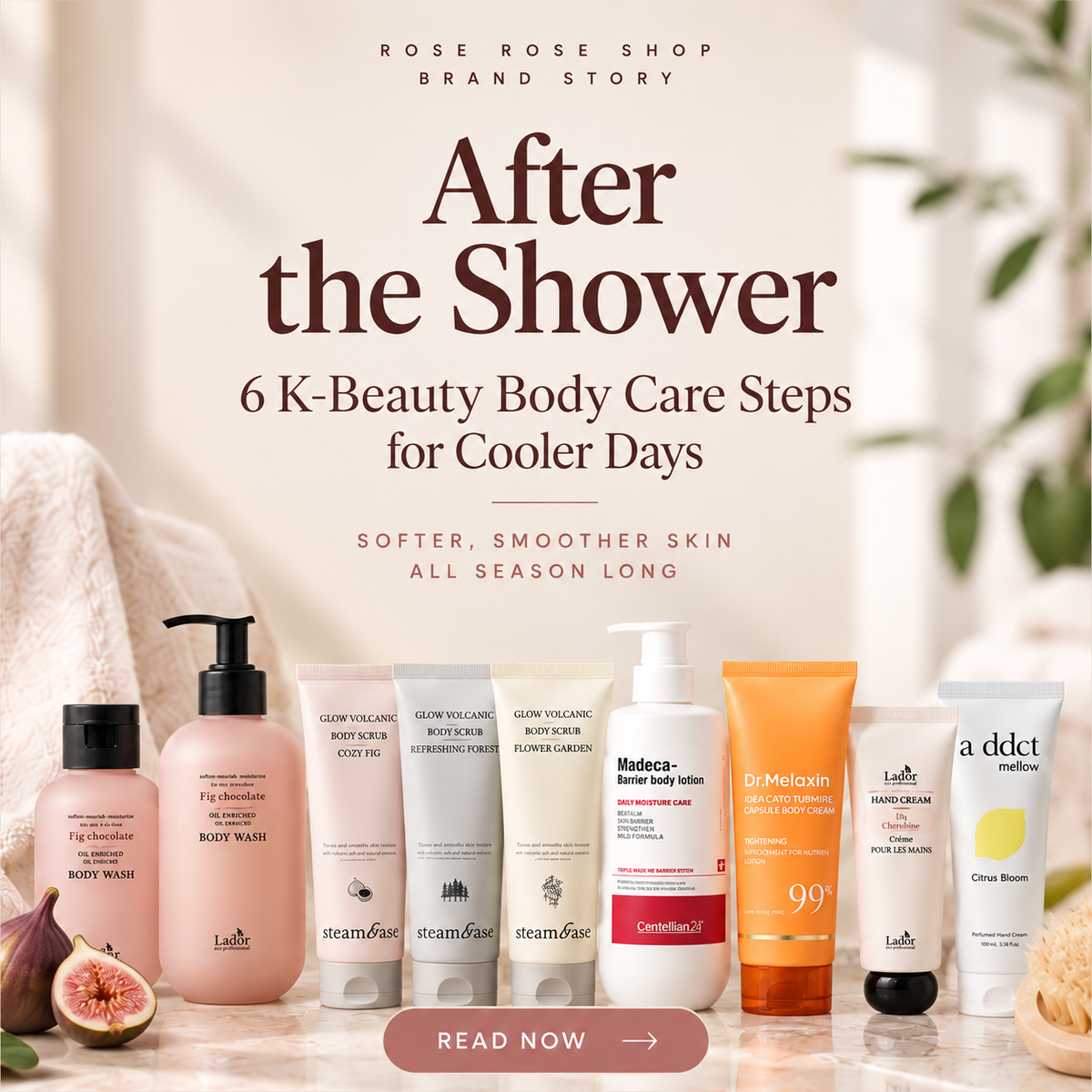 After the Shower: 6 K-Beauty Body Care Steps for Cooler Days