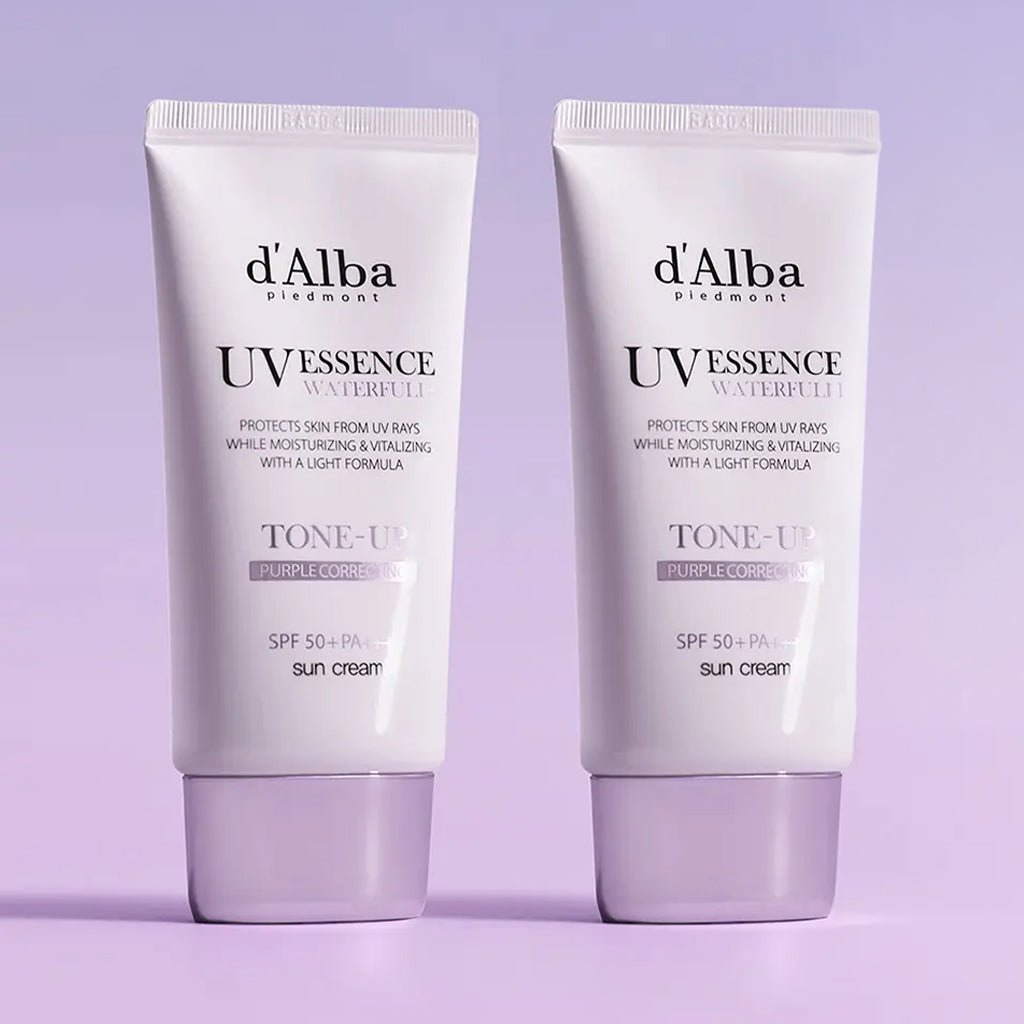 [DALBA] Waterfull Tone-Up Sun Cream Purple (SPF50+ PA++++) - 1pack (50ml x 2ea)