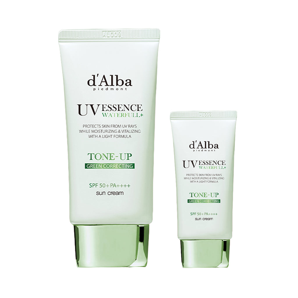[DALBA] Waterfull Tone-Up Sun Cream Green Correcting (SPF50+ PA++++) - 1pack (50ml x 2ea)