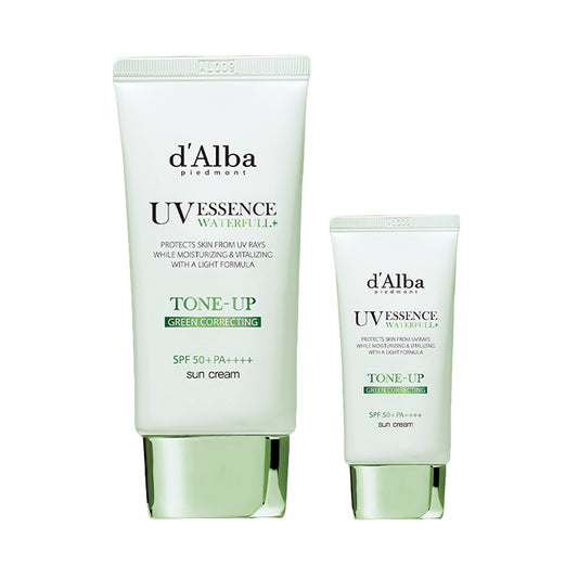 [DALBA] Waterfull Tone-Up Sun Cream Green Correcting (SPF50+ PA++++) - 1pack (50ml x 2ea)