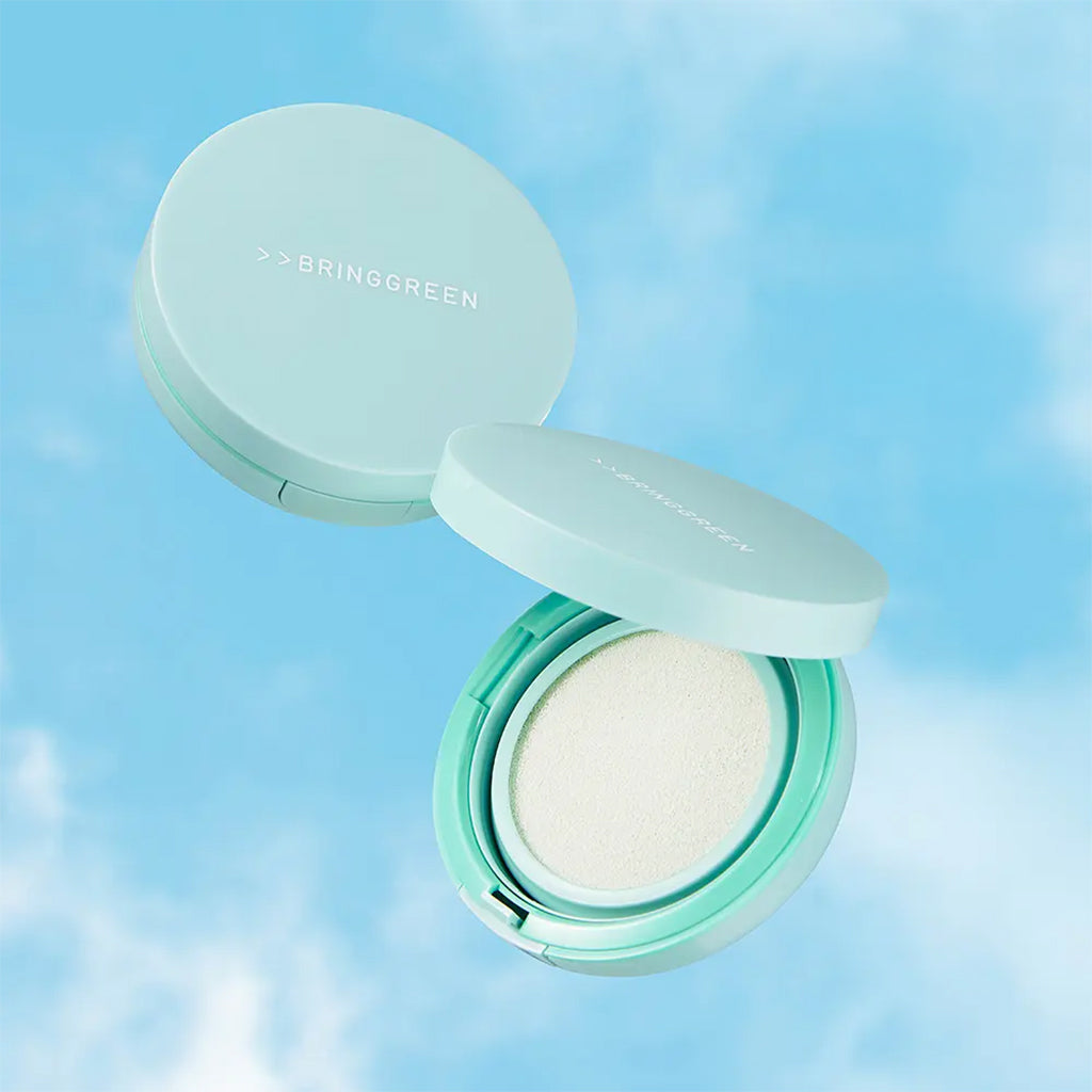 [BRING GREEN] Tea Tree Cica Tone-Up Sun Cushion (SPF50+ PA++++) - 15g