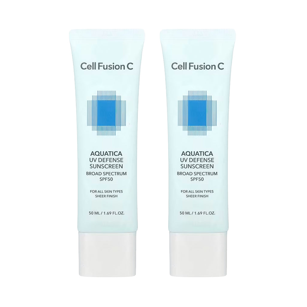 [CELLFUSION C] Aquatica Cooling Sunscreen (SPF50+ PA++++) - 1pack (35ml x 2ea)