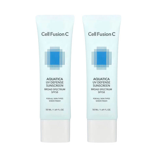 [CELLFUSION C] Aquatica Cooling Sunscreen (SPF50+ PA++++) - 1pack (35ml x 2ea)