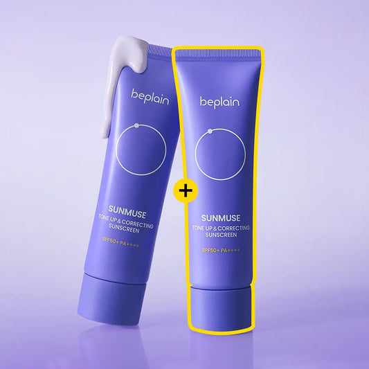 [BEPLAIN] Sun Muse Tone Up & Correcting Sun Cream (SPF50+ PA++++) - 1pack (50ml x 2ea)