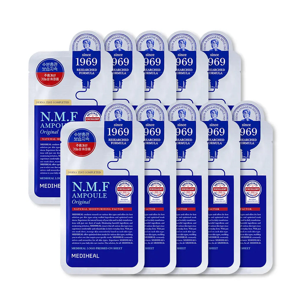 [MEDIHEAL] The NMF Ampoule Original Mask Sheet - 1pack (27ml x 10ea)