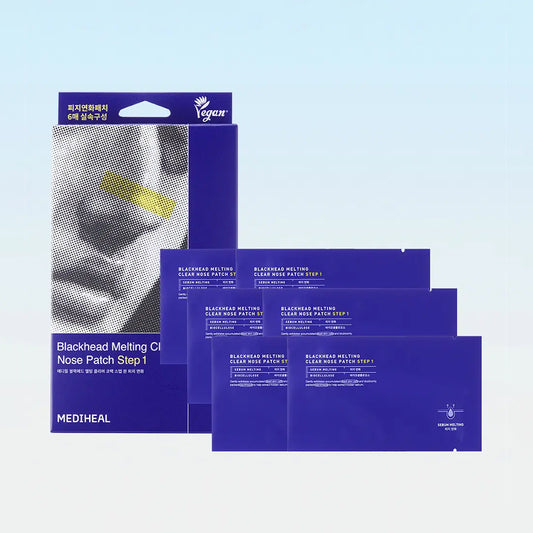 [MEDIHEAL] Blackhead Melting Clear Nose Patch Step 1 - 1pack (3ml x 6ea)
