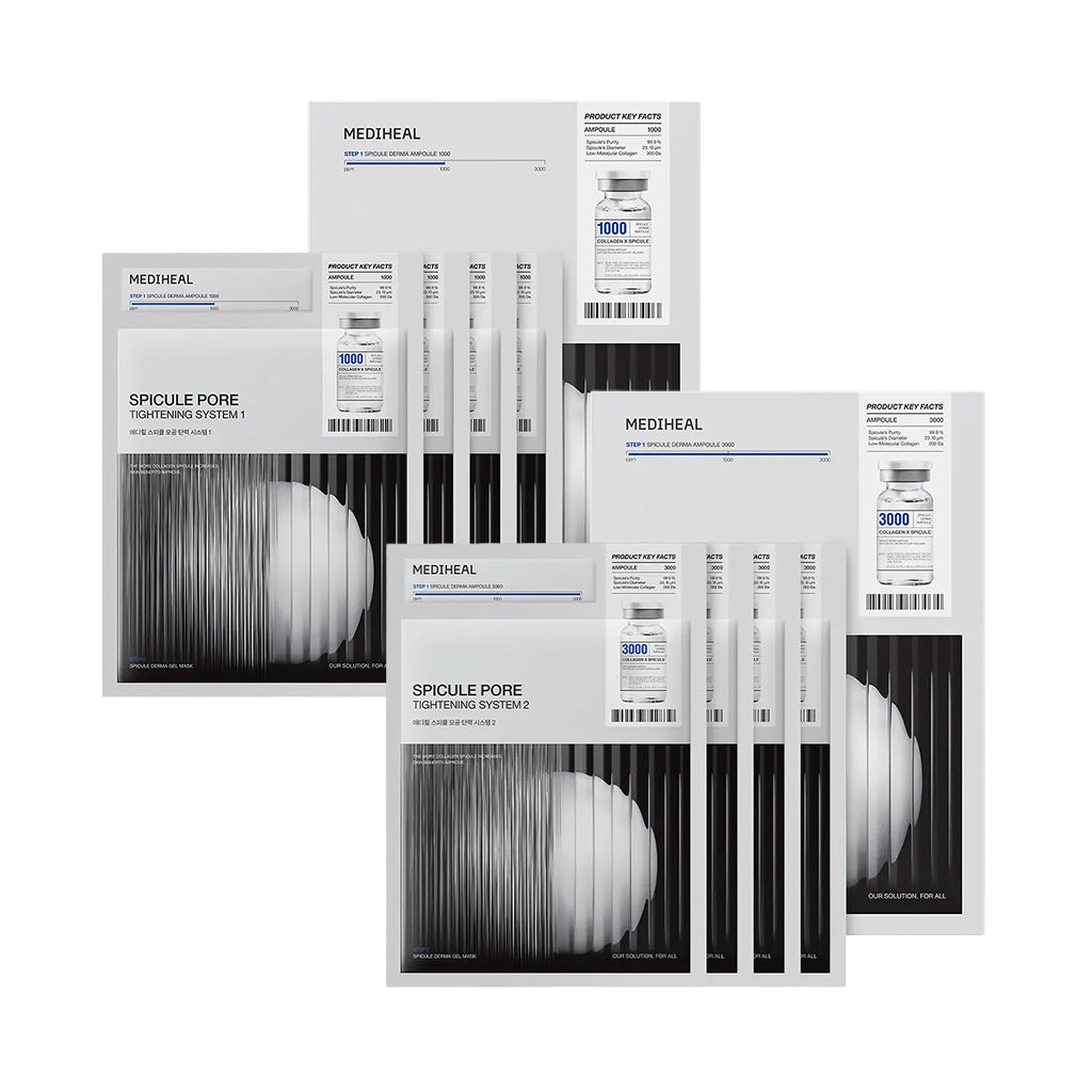 [MEDIHEAL] Spicule Pore Tightening Mask - 1pack (1ml+29g) x 4ea)