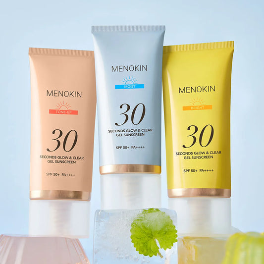 [MENOKIN] 30 Seconds Glow & Clear Gel Sunscreen (SPF50+ PA++++) - 50ml