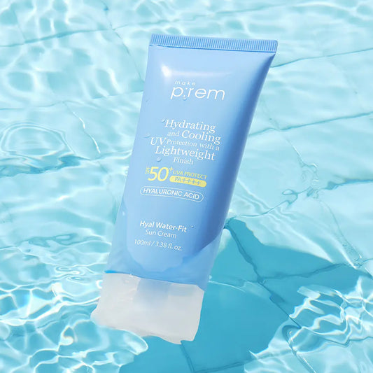 [MAKEPREM] Hyal Water-Fit Sun Cream (SPF50+ PA++++) - 100ml