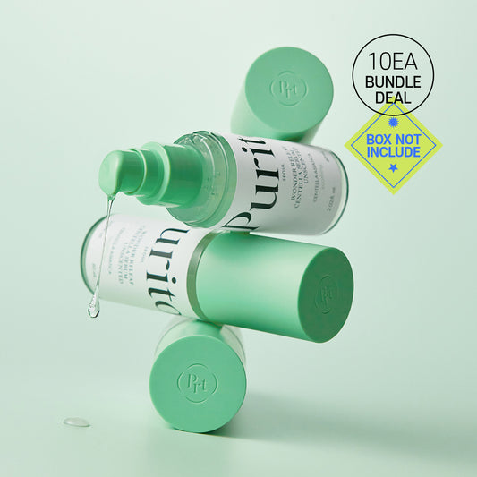 ☆BNDL- [PURITO] Wonder Releaf Centella Serum Unscented (NO BOX) - 60ml X 10ea