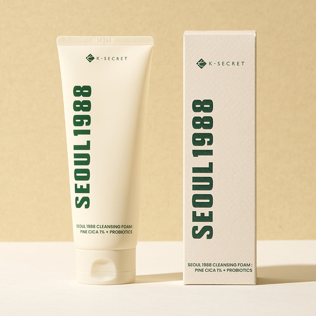 [KSECRET] SEOUL 1988 Cleansing Foam : Pine Cica 1% + Probiotics - 150ml