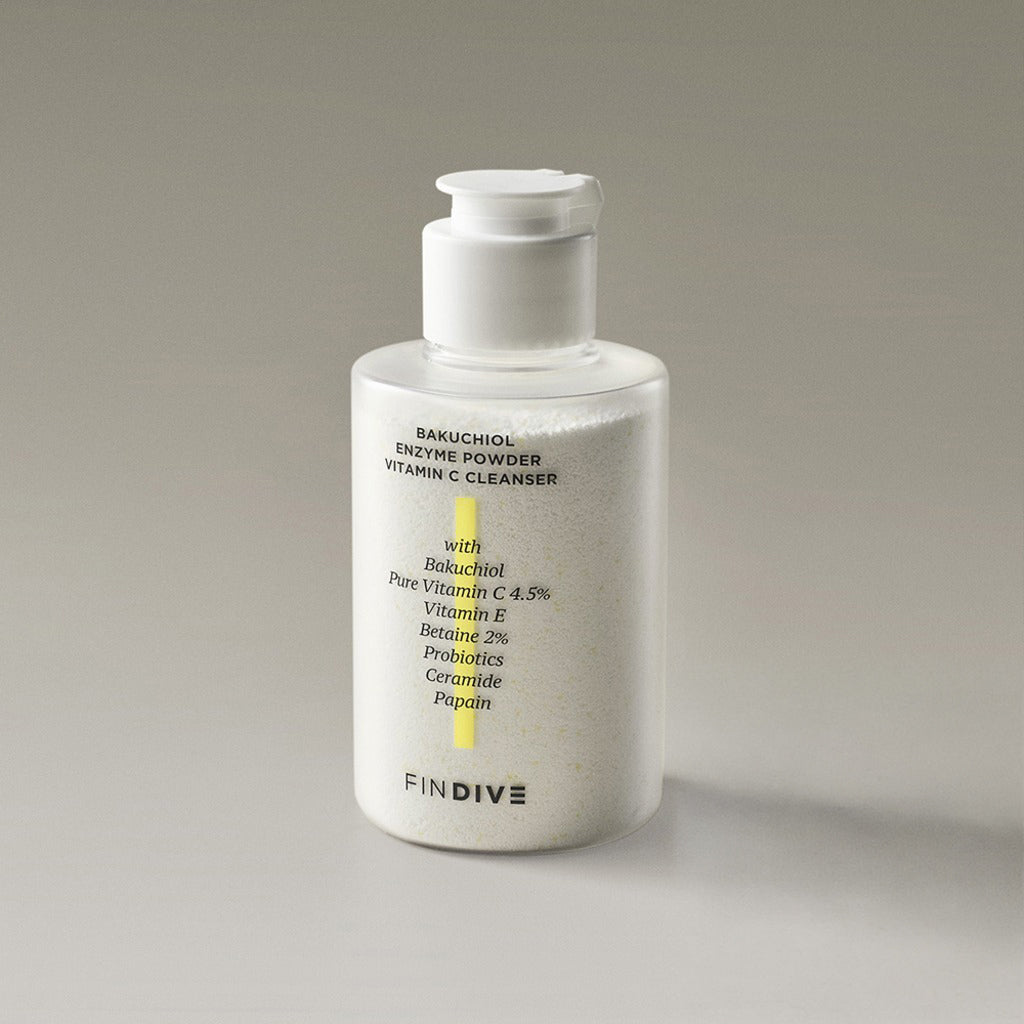 [FINDIVE] BAKUCHIOL Enzyme Powder Vitamin C Cleanser - 40g
