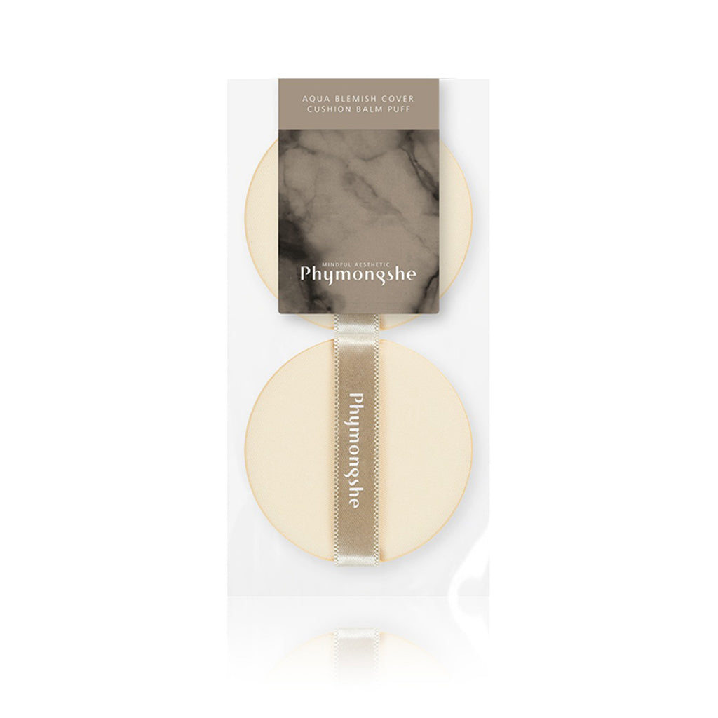 [PHYMONGSHE] Aqua Blemish Cover Cushion Balm Puff - 1pack (2ea)