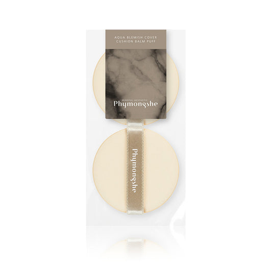 [PHYMONGSHE] Aqua Blemish Cover Cushion Balm Puff - 1pack (2ea)