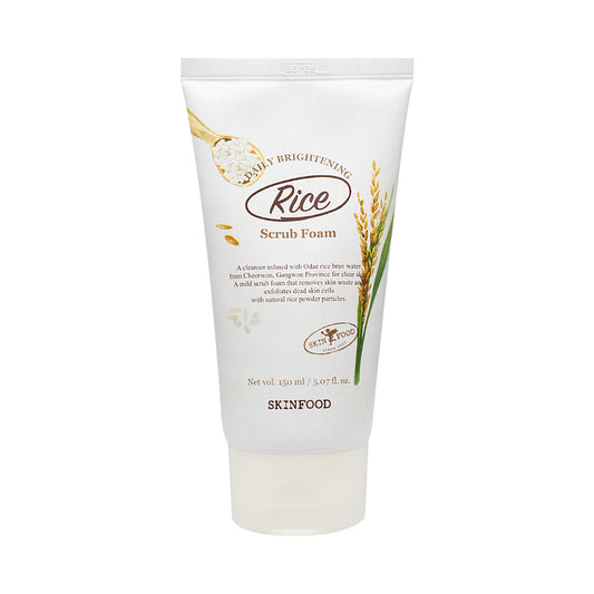 [SKINFOOD] Rice Daily Brightening Scrub Foam - 150ml