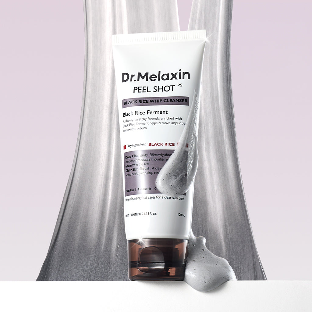 [DR.MELAXIN] Peel Shot Black Rice Mochi Whip Cleanser - 100ml
