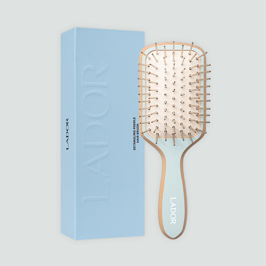 [LADOR] Detangling Paddle Hair Brush #01 Blue - 1ea