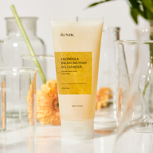 [IUNIK] Calendula Balancing Foam Gel Cleanser - 150ml