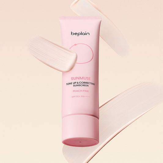 [BEPLAIN] Sun Muse Tone Up & Correcting Sunscreen Peach Pink (SPF50+ PA++++) - 50ml