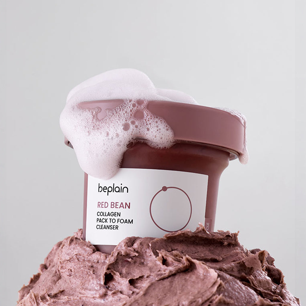 [BEPLAIN] Red Bean Collagen Pack To Foam Cleanser - 100ml