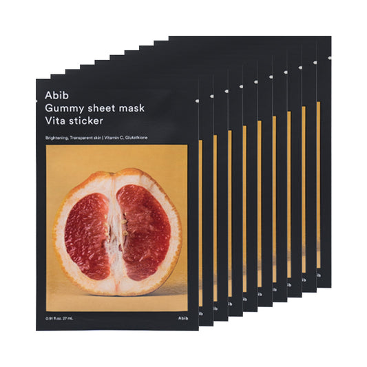 [ABIB] Gummy Sheet Mask Vita Sticker - 1pack (27mlx10ea)