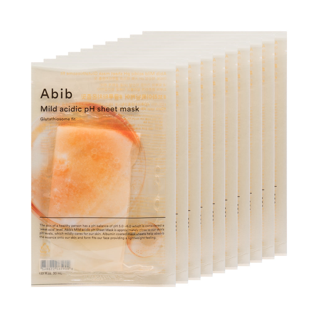 [ABIB] Mild Acidic PH Sheet Glutathiosome Fit - 1pack (30mlx10ea)