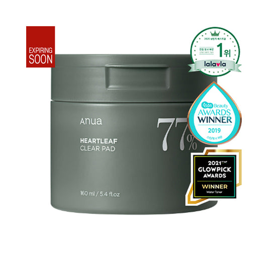 [ANUA] Heartleaf 77% Clear Pad - 160ml(70sheets) (EXP 2026-10-30)