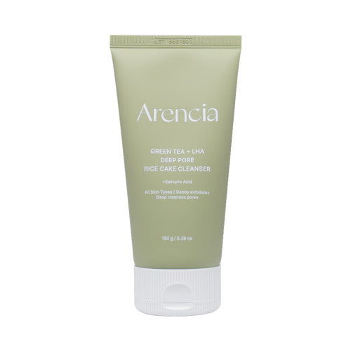 [ARENCIA] Green Tea + LHA Deep Pore Rice Cake Cleanser - 150g