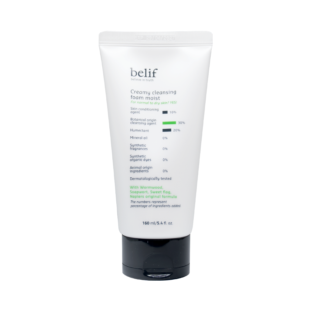 [Belif] Creamy Cleansing Foam Moist - 160ml