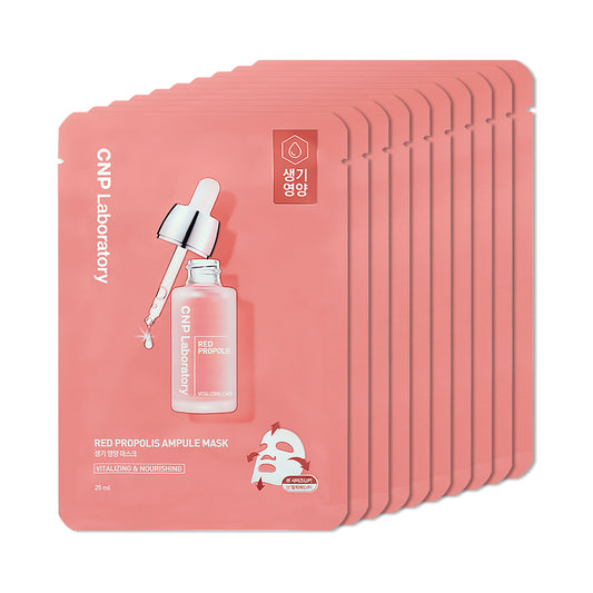 [CNP LABORATORY] Red Propolis Ampule Mask (2022) - 10pcs