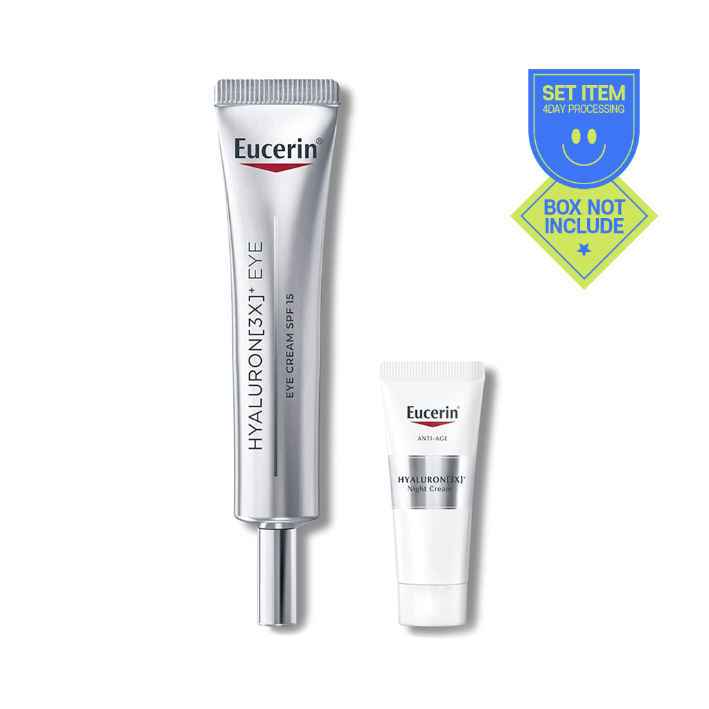 [EUCERIN] Hyaluron 3X Eye Cream + Night Cream - 1pack(15ml+7ml)