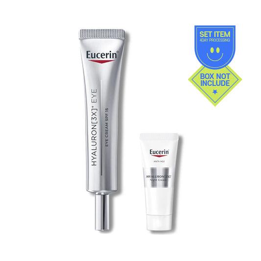 [EUCERIN] Hyaluron 3X Eye Cream + Night Cream - 1pack(15ml+7ml)