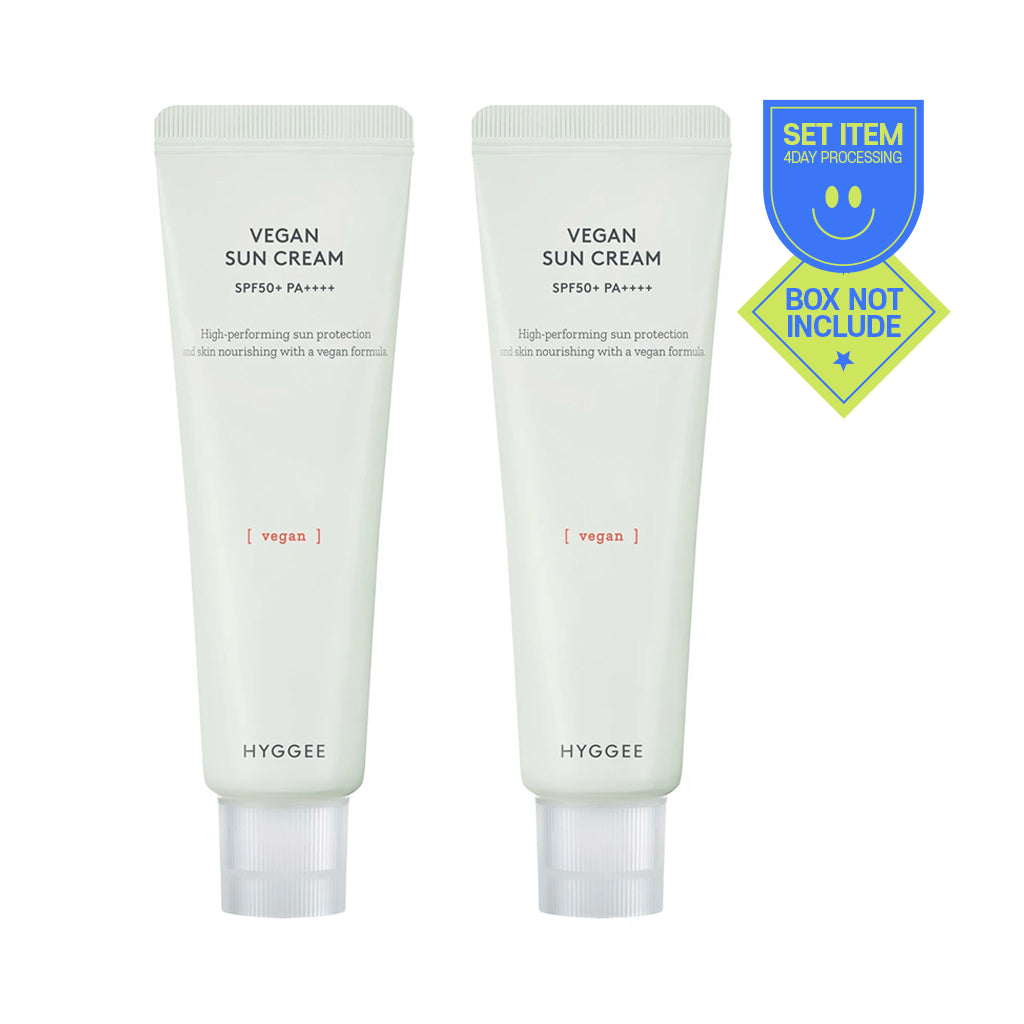 [HYGGEE] Suncream (Vegan or Relif Moisture) (SPF50+ PA++++)- 1pack(50mlx2ea)