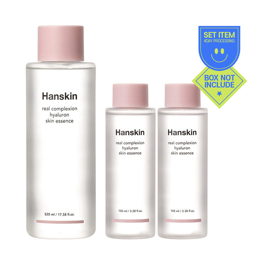 [HANSKIN] Real Complexion Hyaluron Skin Essence - 1pack(520ml+(100mlx2))