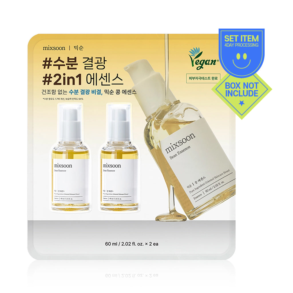 [MIXSOON] Bean Essence SET - 1Pack(60mlx2ea)