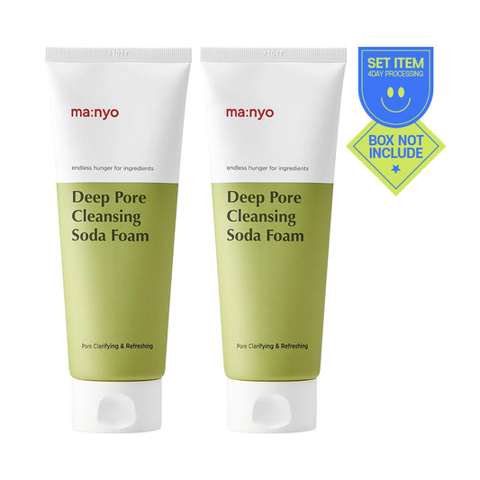 [MANYO] Deep Pore Cleansing Soda Foam Set - 1 Packung (150mlx2 Stück)