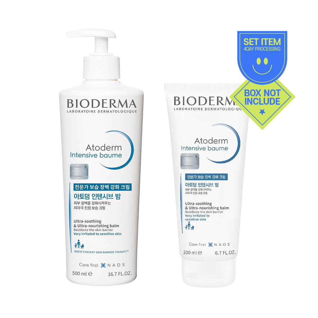 [BIODERMA] Atoderm Intensive Baume - 1pack(500ml+200ml)