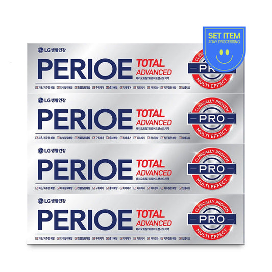 [PERIOE] Total Advanced Toothpaste -1pack(160gx8ea)