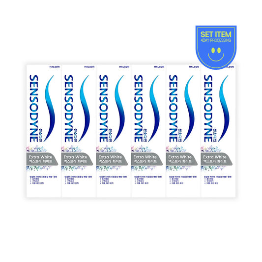[SENSODYNE] Extra White Toothpaste -1pakc(120gx6ea)