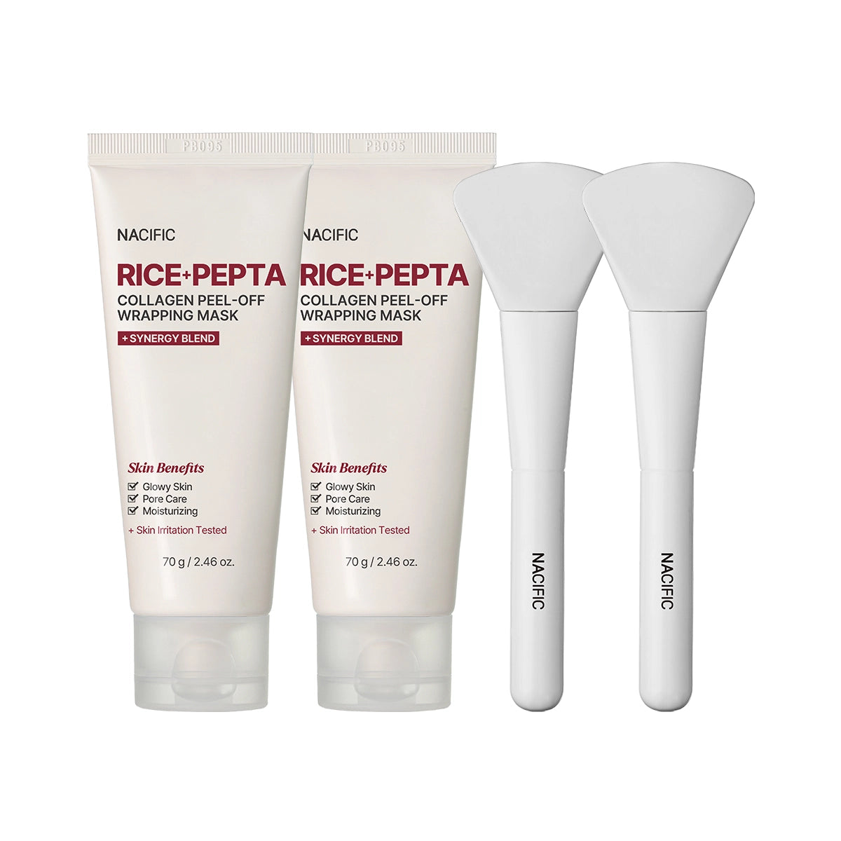 [NACIFIC] Rice Pepta Collagen Peel Off Mask - 1pack(70g x 2ea)