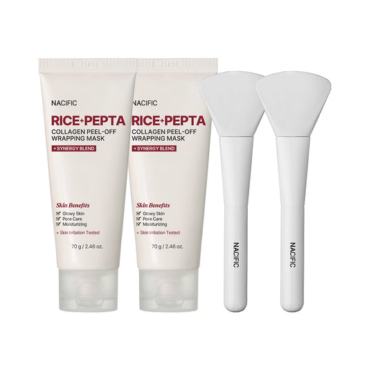 [NACIFIC] Rice Pepta Collagen Peel Off Mask - 1pack(70g x 2ea)