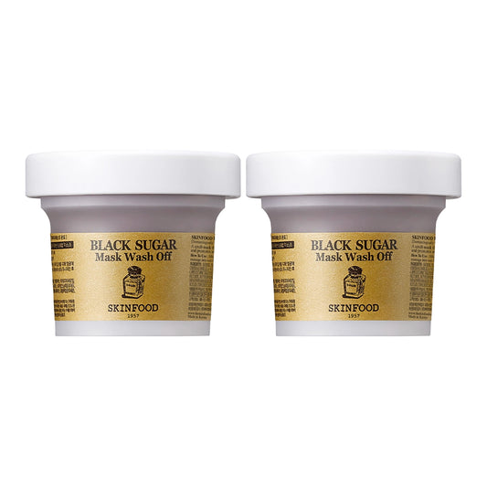 [SKINFOOD] Black Sugar Mask Wash Off - 1pack(120g x 2ea)