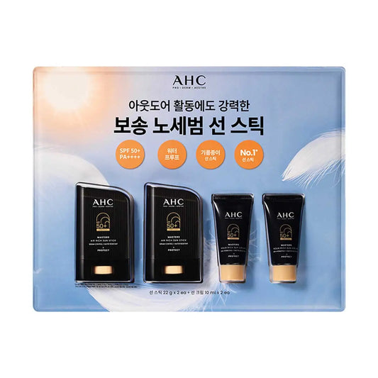 [AHC] Masters Sun Stick & Suncream (SPF50+ PA++++) - 1pack((22g+10g)x2ea)